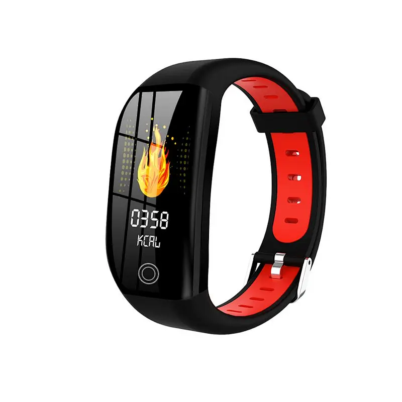 2019 new technology F21 GPS activity tracker wristband heart rate blood pressure monitor facebook notification smartband