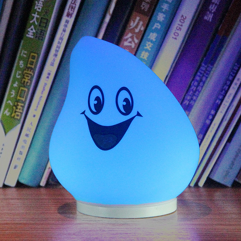 2017 silicone cute 7 colors kids children night light
