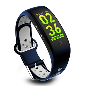 2019 High Rating Q6S Heart Rate Monitor Fitness Bracelet  Blood Pressure IP68 Waterproof Smart Bracelet