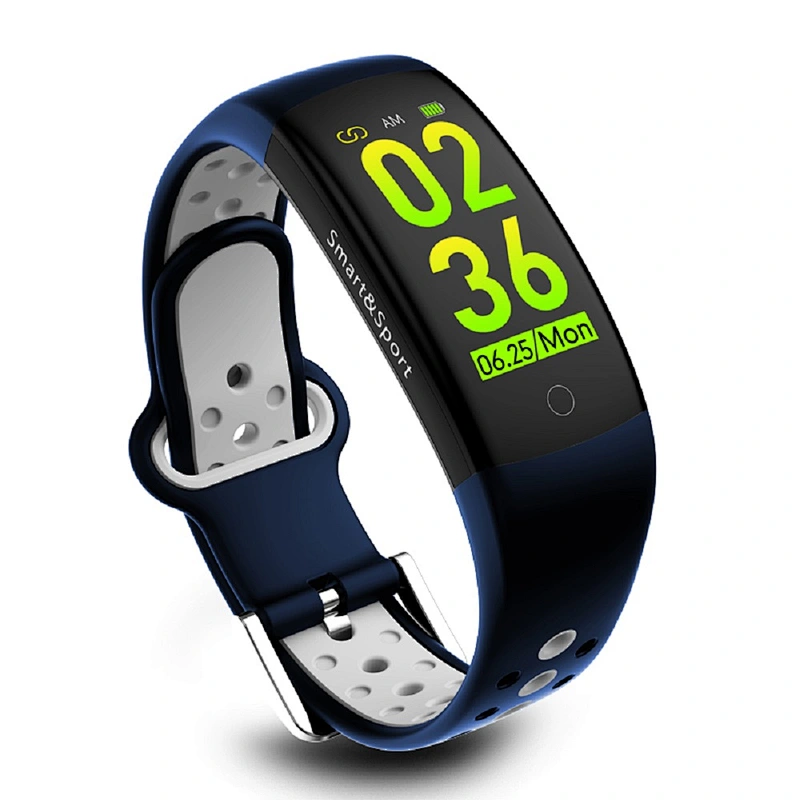 2019 High Rating Q6S Heart Rate Monitor Fitness Bracelet  Blood Pressure IP68 Waterproof Smart Bracelet