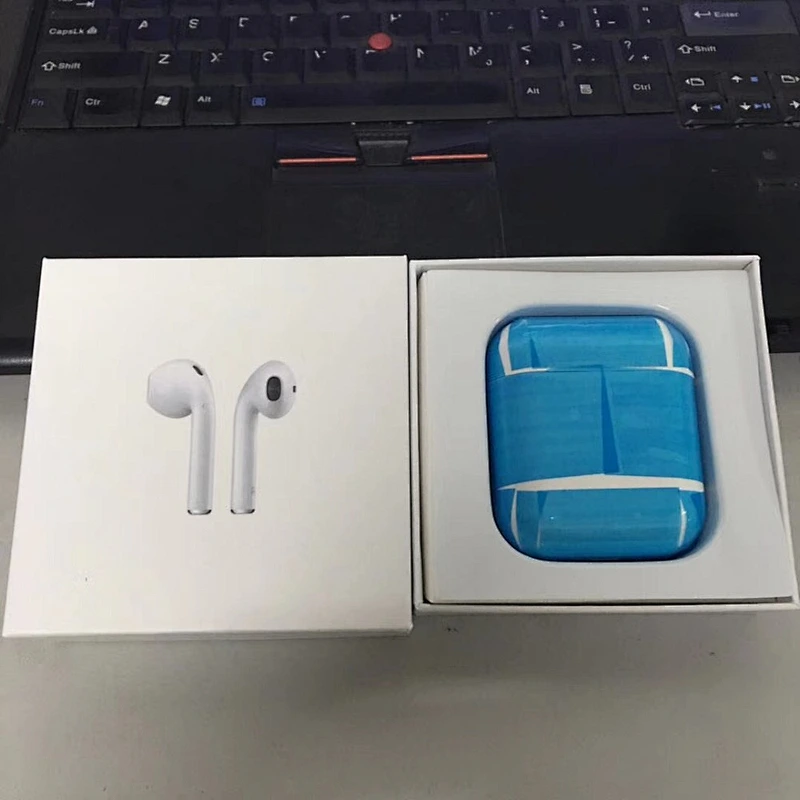 Fashion wireless super bass earphone with Charging Box for iphone Android