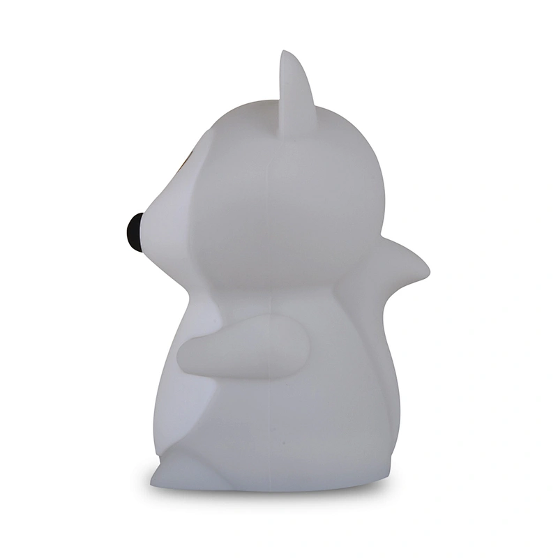 Custom Environmental-friendly Switch Fox Led Tap Silicone Night Light Battery Colorful Lamps