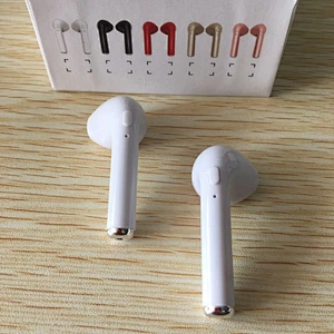 Amazon hot gifts new model design the I7 TWS pair wireless 4.2 Blue tooth Earphone headphone for mobile phone