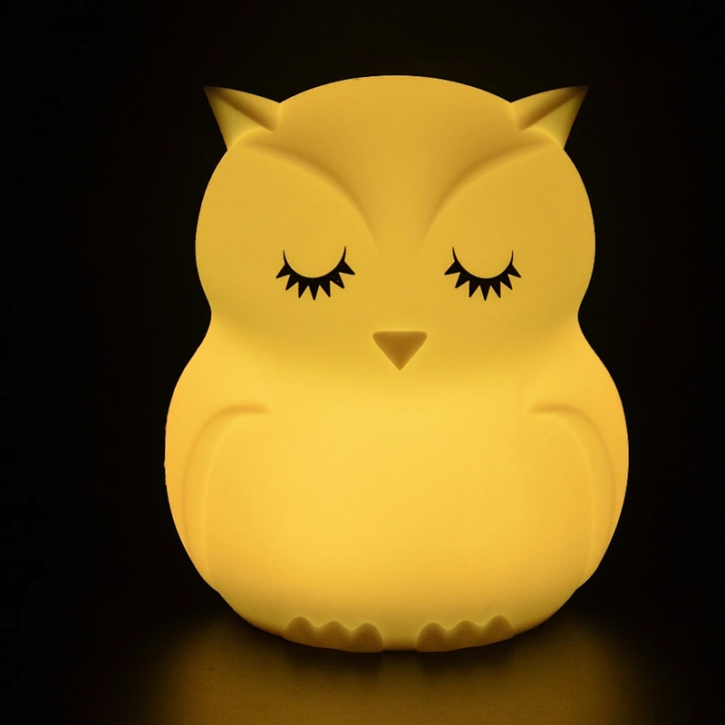 Cute Children Lights to Bedroom Baby Night Light Owl New Design Toys 2019 Kids