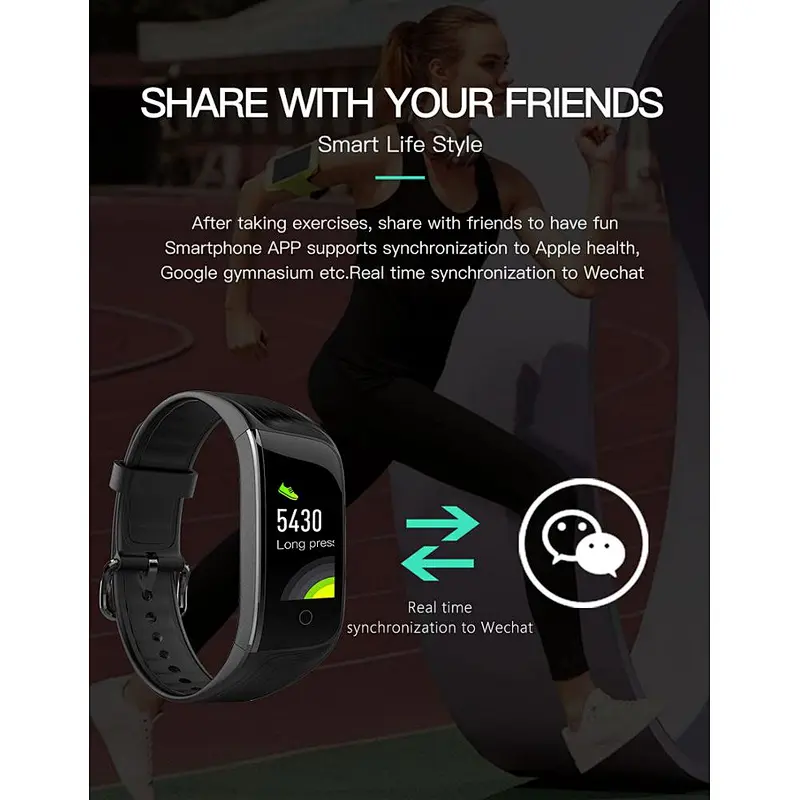 S4C multi sports modes calorie distance smart watch IP68 waterproof smart bracelet for women
