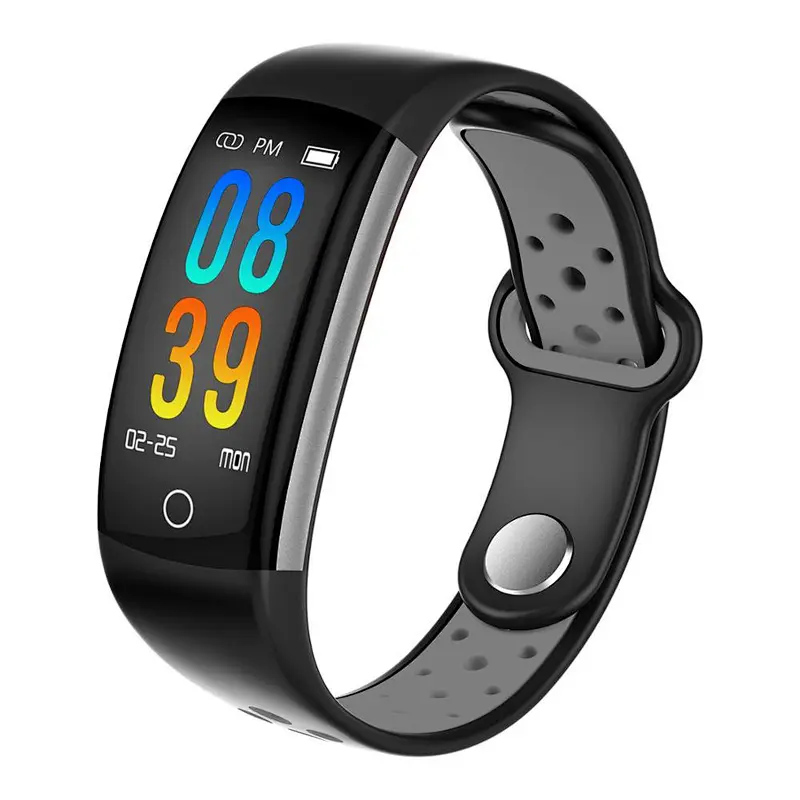 Q6 Multi-language IP68 Waterproof Heart Rate Monitor Sleep Monitor Fitness Tracker Smart Bracelet
