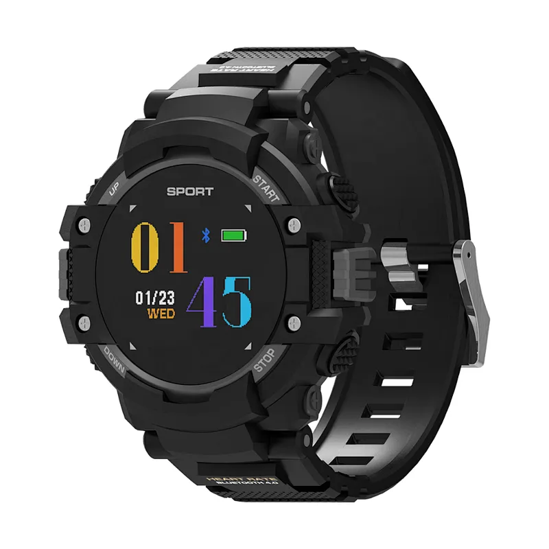 F7 GPS Heart Rate Detection Sleep Monitoring Tracker IP67 Waterproof Smartwatch
