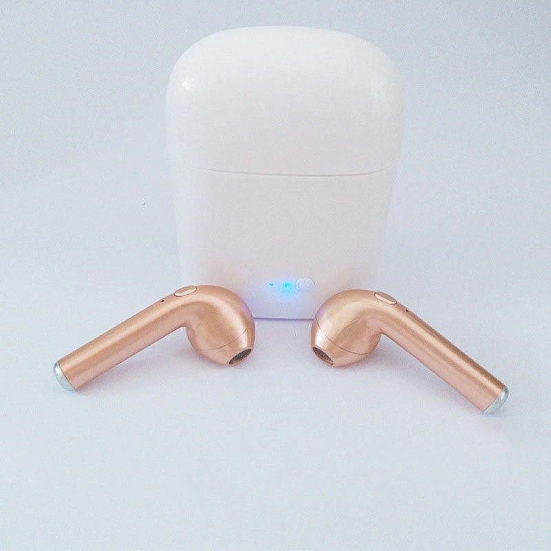 Hot selling 2019 Hot sale I7s blue tooth earphone plus binoculars wireless stereo with charging bin tws mini blue tooth earphone