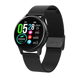 Smart  watch heart rate fashion blood pressure multi-function waterproof round screen step watch IOS/Android system universal
