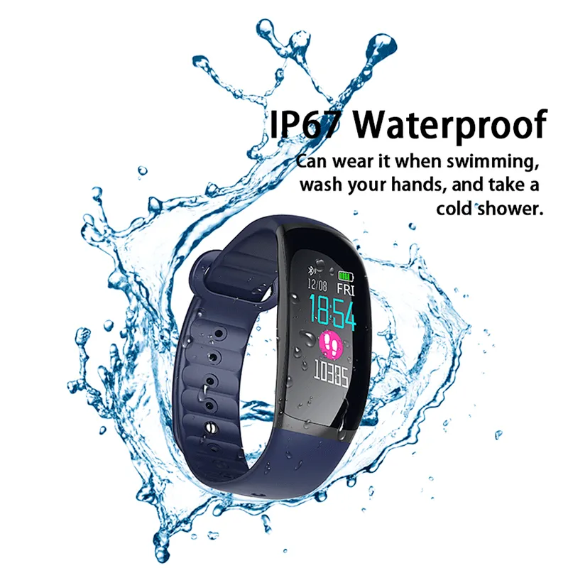 Blood Pressure Monitor B70 Smart Band Heart Rate Bluetooth Fitness Tracker Waterproof Smart Bracelet