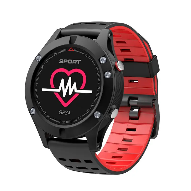 F7 GPS IP67 Waterproof Multi Sports Wrist Pedometer Heart Rating Tracker Smart Watch with Android and iOS