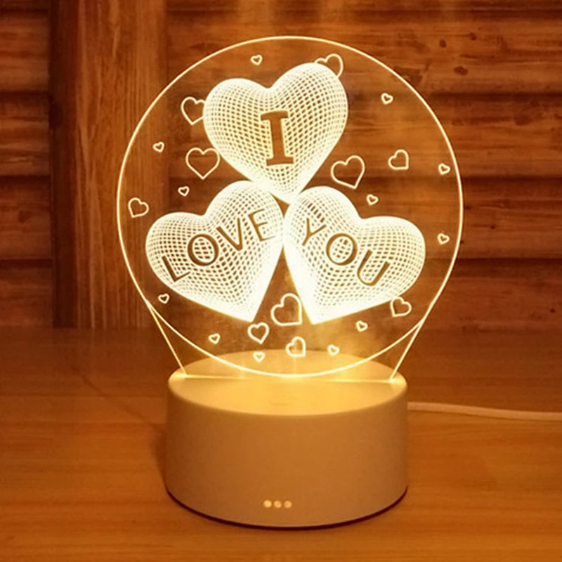Hot Selling 2020 Amazon Popular 3D LED Night Light Acrylic Lamp
