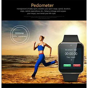 Sim Card Slot Brand New GT08 Smart Watch Clock With Push Message Bluetooth Conne Support Multi languages For IOS Android