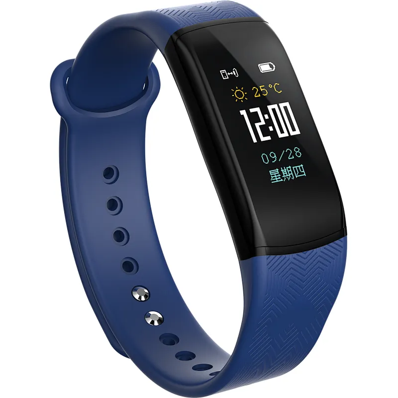 2019 Fashionable B11 Colorful Screen IP67 Waterproof Heart Rate Detection Sport Smart Bracelet