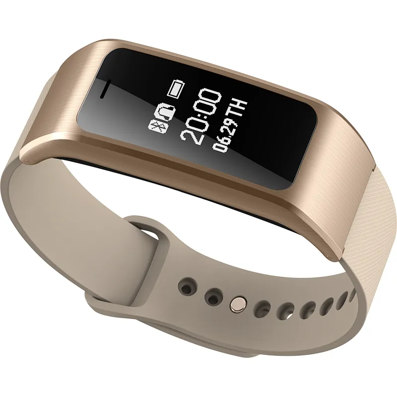 Fashion design A96  bluetooth talk answer smart bracelet hands-free calling wristband with build in GPS for Android IOS