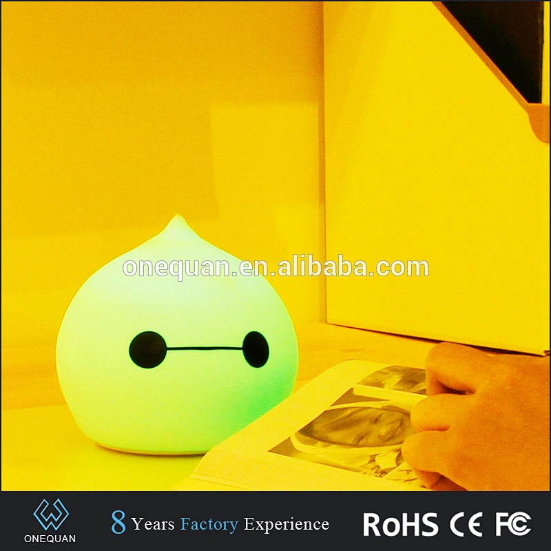 New product ideas color changing silicone baby motion sensor led light