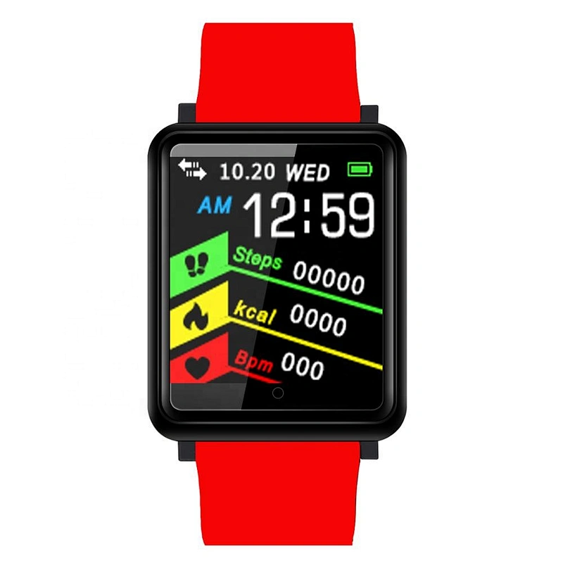 Touch Control F1 Smart Bracelet Heart Rate Blood Pressure Blood Oxygen Monitor Smart band With IP67 Waterproof