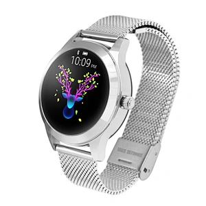 Lady's Long time standby touch smartwatch with heart rate Waterproof Bluetooth smartwatch for IOS