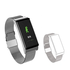 B15 Heart Rate Timing Monitor Fitness Tracker Bluetooth Steel Smart Bracelet Watch