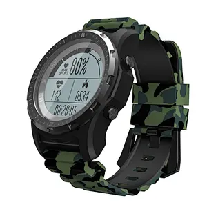 S966 GPS sports smart watch waterproof IP67 heart rate monitor ECG altitude temperature compass pedometer watch
