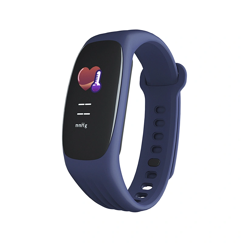 2019 new product sx6 color screen touch hang ring smartband IP67 waterproof blood pressure monitor sport step smart bracelet