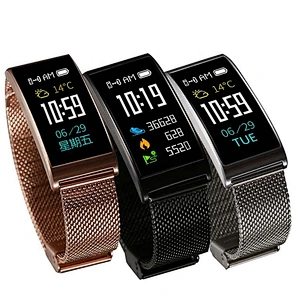 New Design Smart Bracelet X3 Touch Screen Heart Rate Blood Pressure Activity Wrist Band BT4.0 Smart Wristband