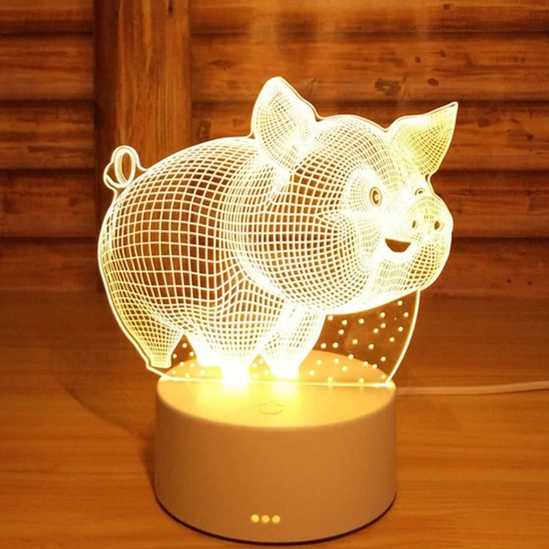Hot Selling 2020 Amazon Popular 3D LED Night Light Acrylic Lamp
