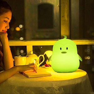 3D LED Factory Price Night Lamp Color Changeable Mini Size Penguin Shape Nifgt Light