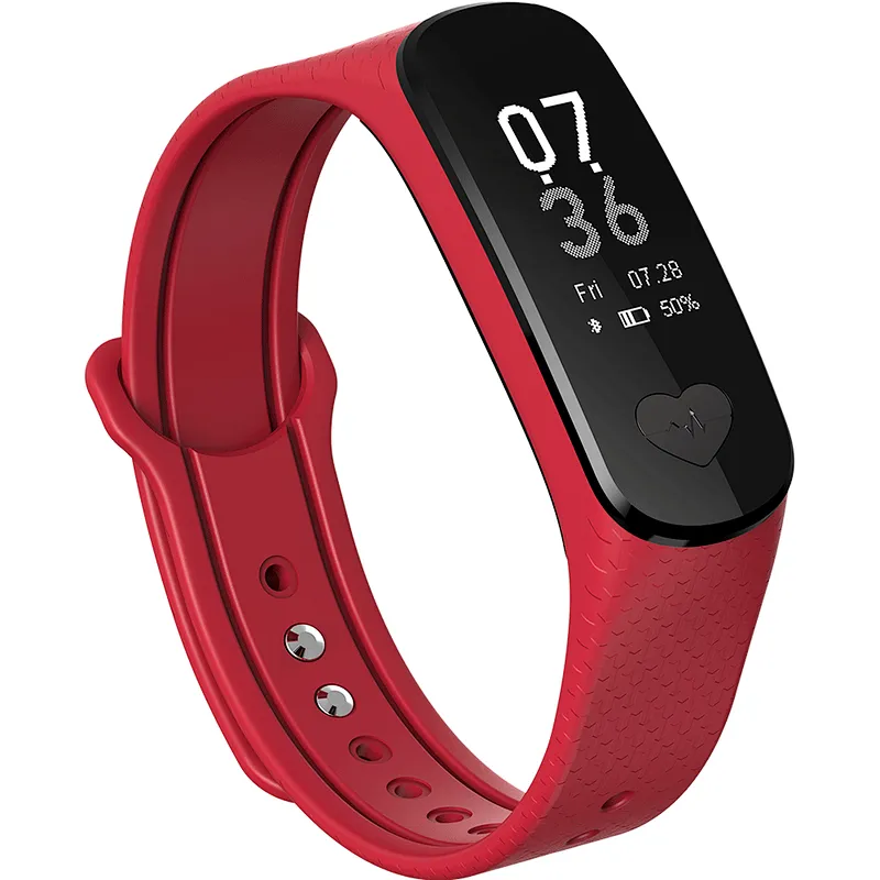 Hot Selling B9 Heart Rate Monitor Color Touch Screen Fitness Tracker Pedometer Pulseira Inteligente Smart Bracelet