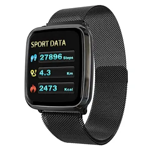 K02 ECG+PPG Fitness Heart Rate Mintoring Muilt-sport bluetooth smart watch bracelet