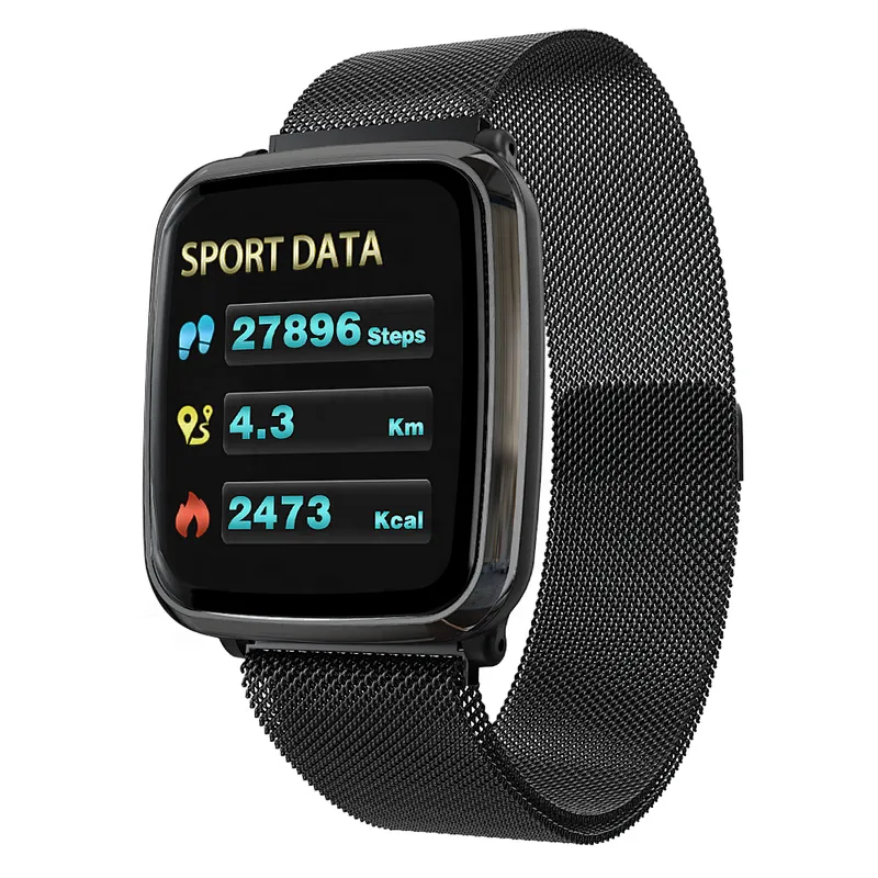 K02 ECG+PPG Fitness Heart Rate Mintoring Muilt-sport bluetooth smart watch bracelet