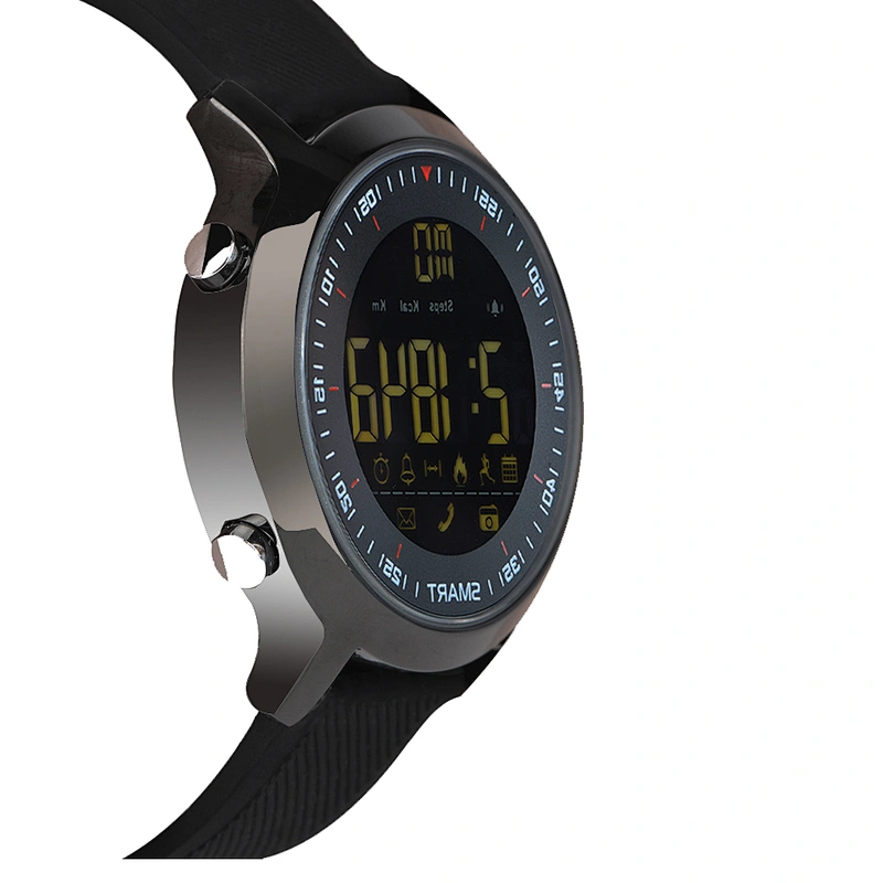 50 Meters Waterproof with Call and SMS Alert Sporting Activity Tracker EX18 Healthy Sport Smart Watch