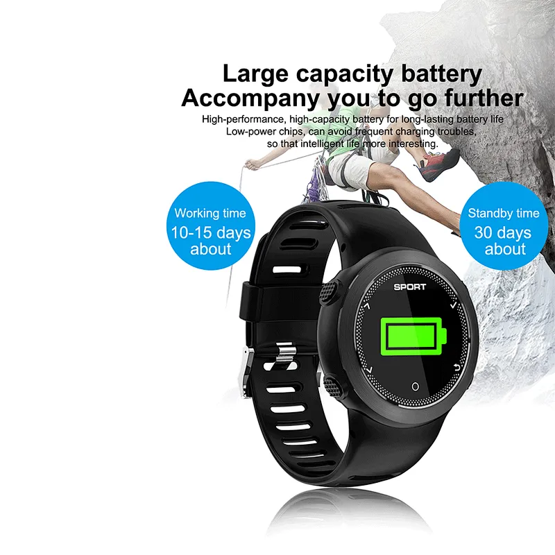 IP68 Waterproof M68 Color IPS Screen Sport Fitness Blood Pressure Oxygen Activity Tracker Smart Bracelet