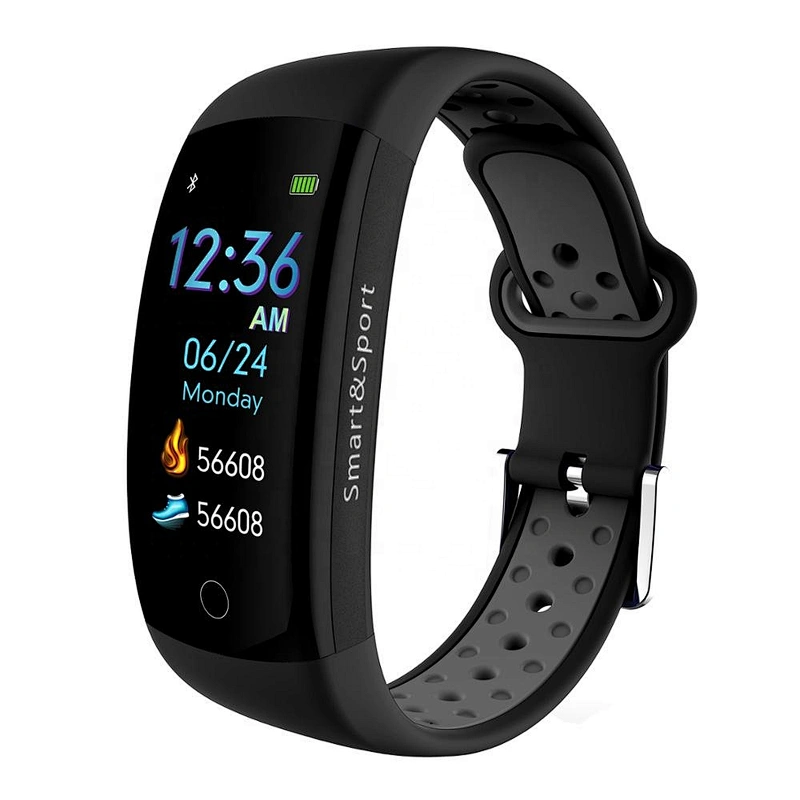 Q6S Heart Rate Blood Pressue 3D dynamic UI IP68 Waterproof GPS smart bracelet dayday band