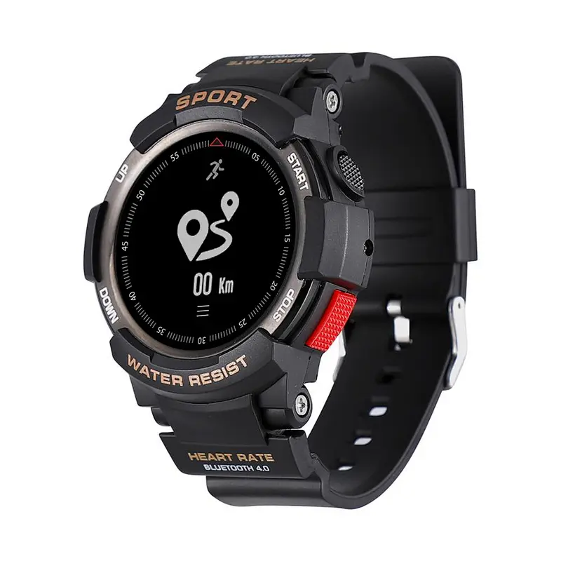 IP68 Waterproof Heart Rate Detection F6 Smart Bracelet with Android and IOS System
