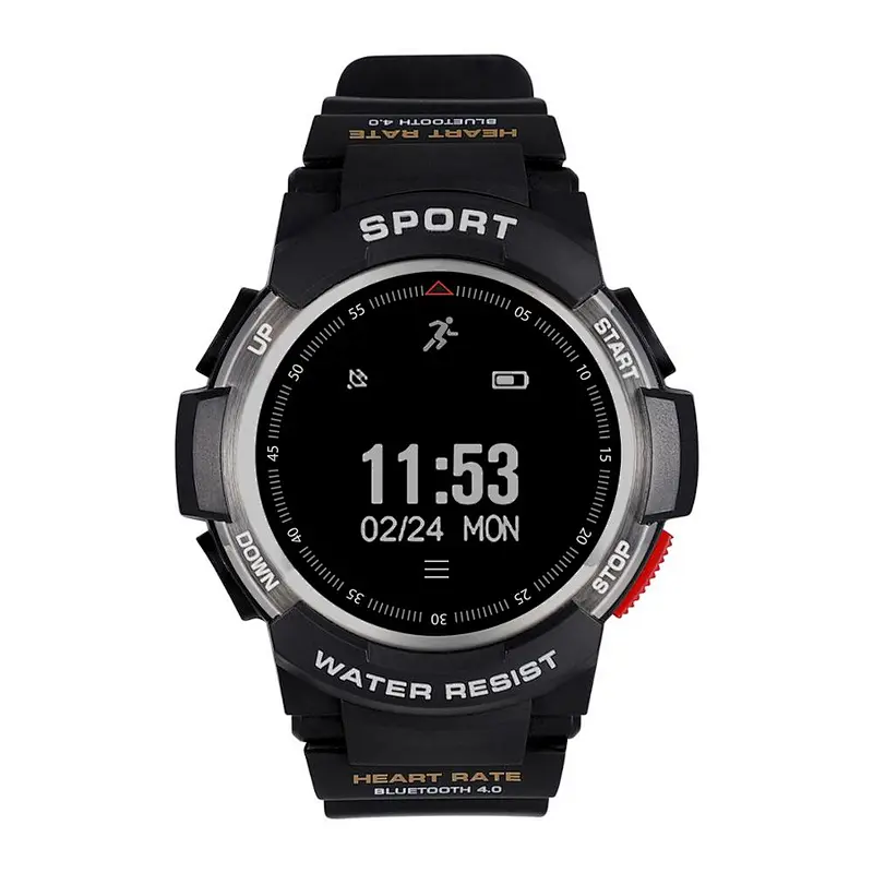IP68 Waterproof Heart Rate Detection F6 Smart Bracelet with Android and IOS System