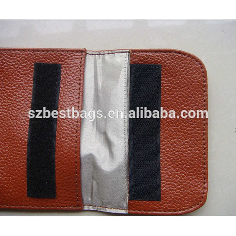 Leather RFID Blocking Travel Passport Organizer With Card Holder