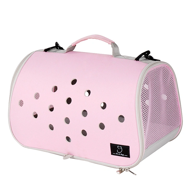 Customized portable foldable airline approved cat dog pet carrier travel tote bag