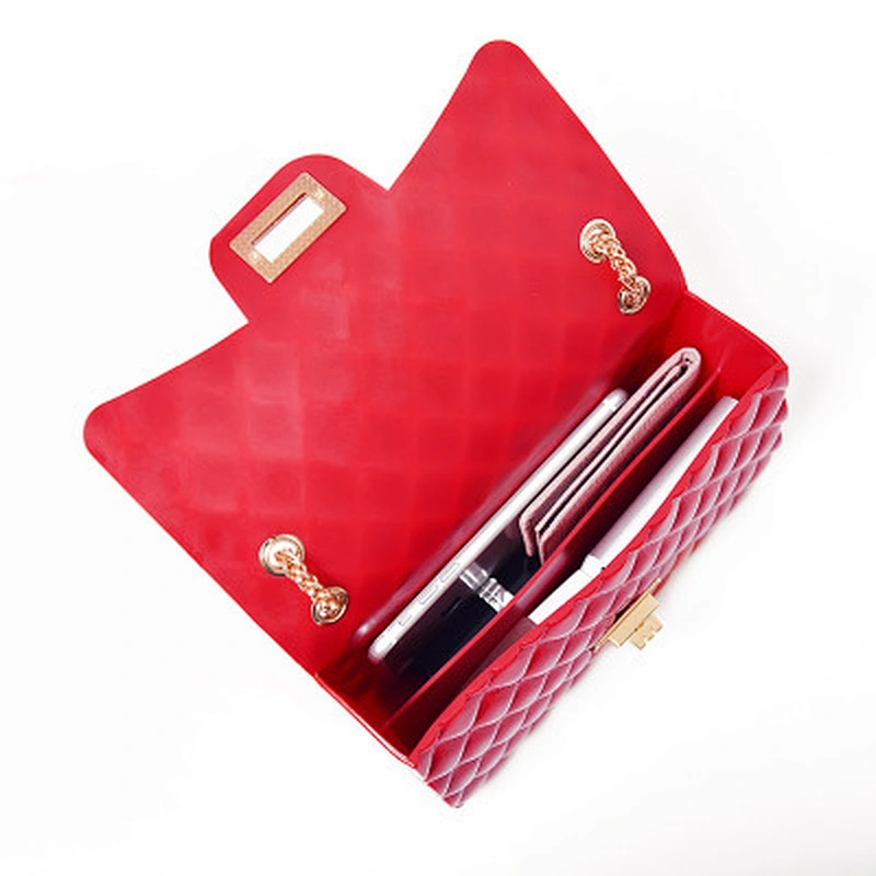 ladies korean style hand bag silicone gel bolsas femininas women's bag clutch bag
