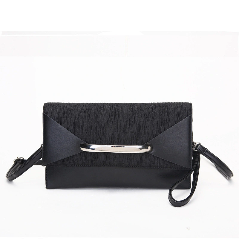 New Design Korean Style Ladies PU Leather Handbag Personality Clutch Bag