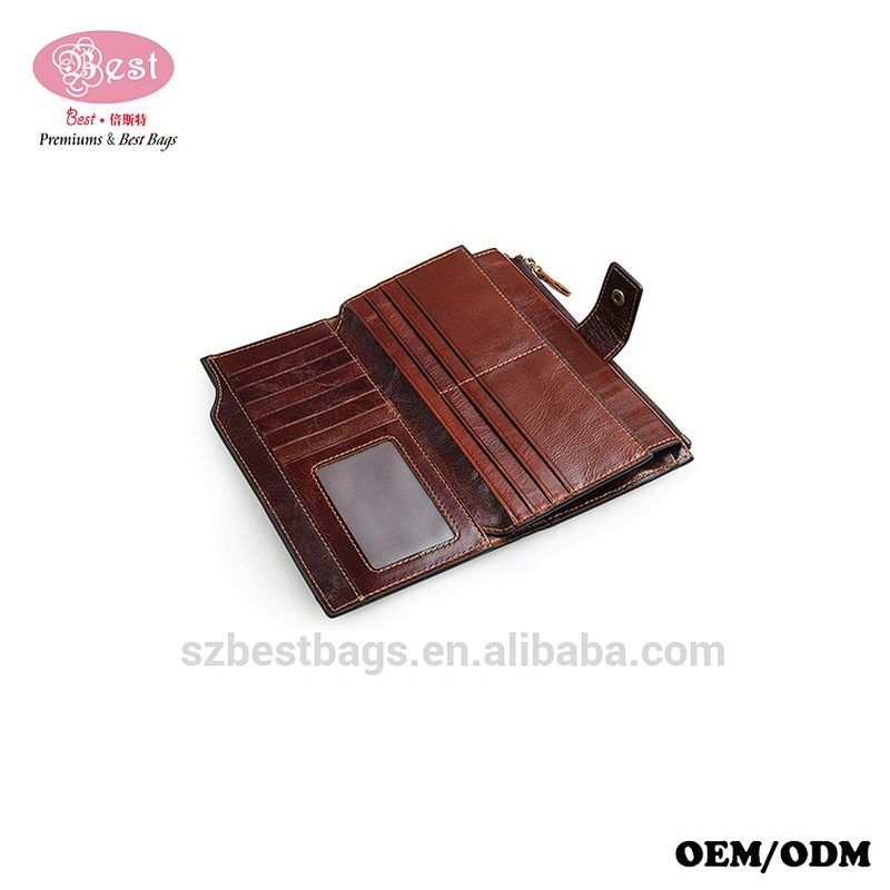 Fashion Style Men's RFID Blocking Slim Leather Card Holder Wallet
