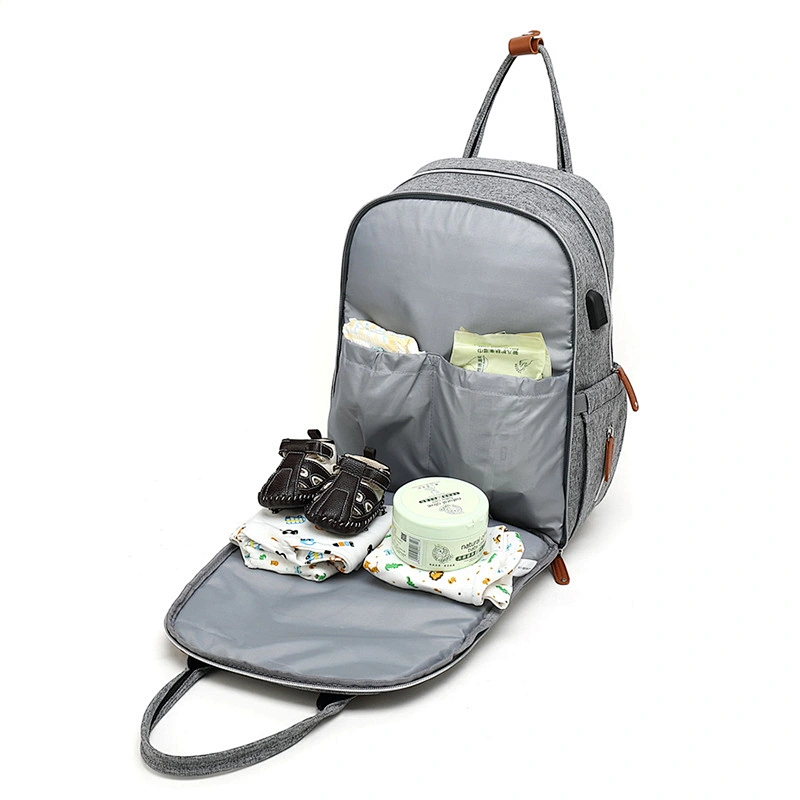 2019 New Waterproof  Multi-function Larger Capacity Diaper Backpack  For Baby