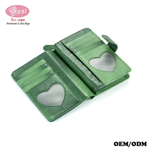 China Supplier High Quality Long Ladies Genuine Leather Wallet for Women