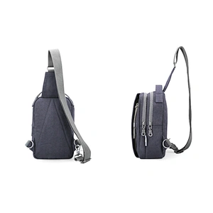 China branded men travel canvas satchel crossbody messenger sling bag