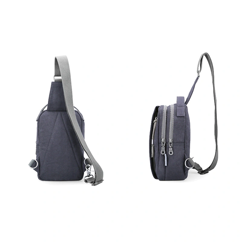 China branded men travel canvas satchel crossbody messenger sling bag