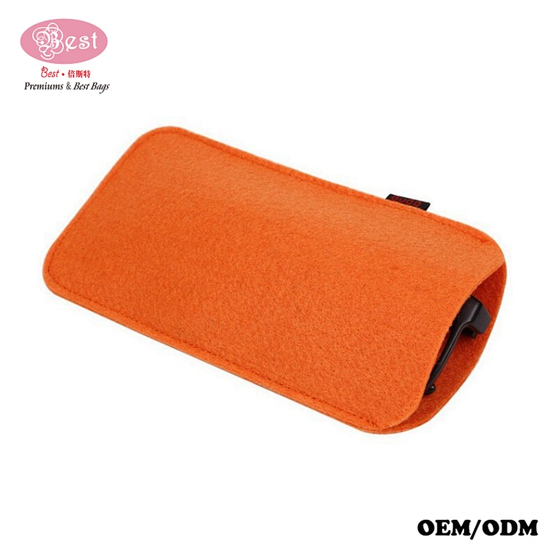 Factory Wholesale Personalized Colorful Wool Felt Wooden Glasses Case for Sunglasses Pouch
