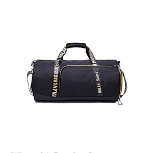 Wholesale fashionable waterproof sport polyester gym duffle workout bag