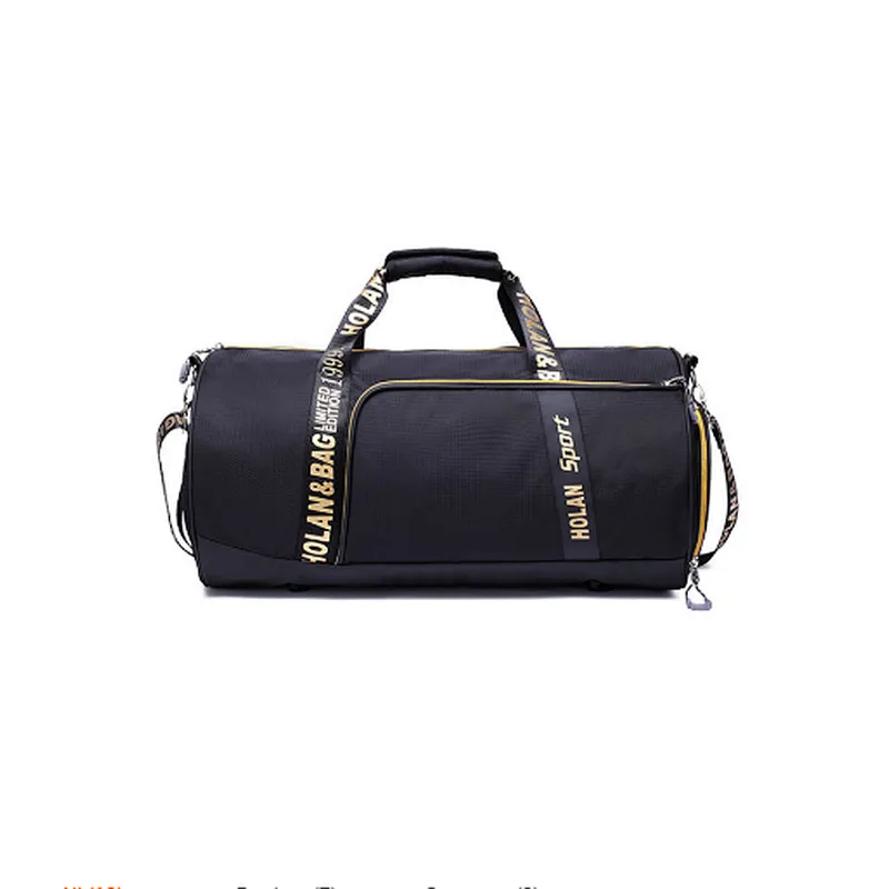 Wholesale fashionable waterproof sport polyester gym duffle workout bag