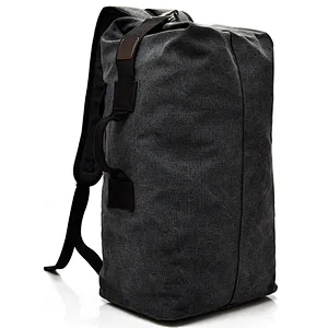 Large capacity Man travel duffle bag handbag canvas bucket shoulder bag Male Canvas Backpacks