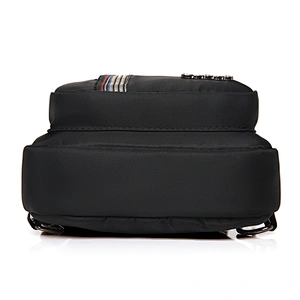 Waterproof outdoor crossbody messenger chest shoulder sling bag wiht earphone outlet